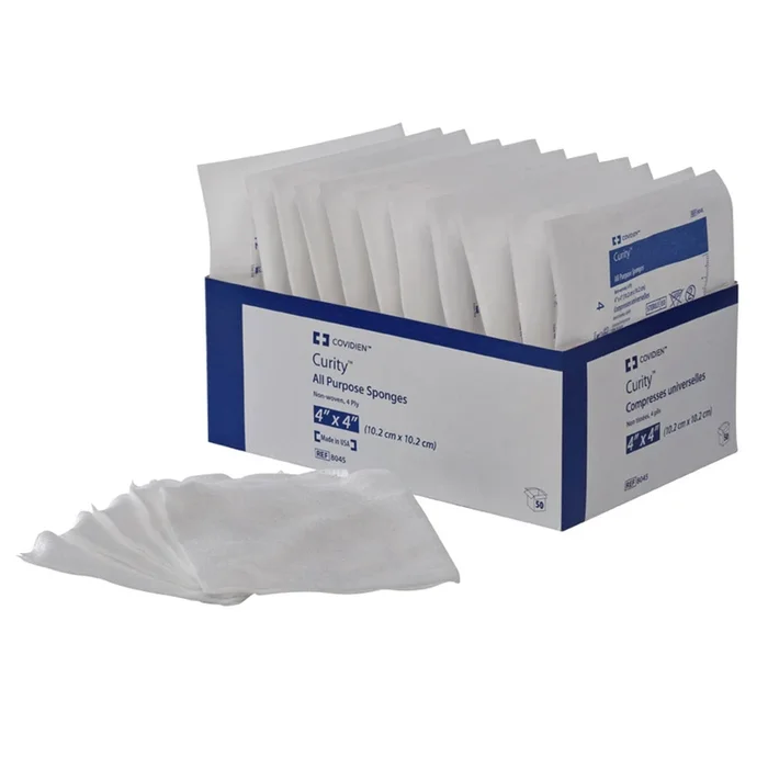 Curity™ Sterile Nonwoven Sponge, 4 x 4 Inch
