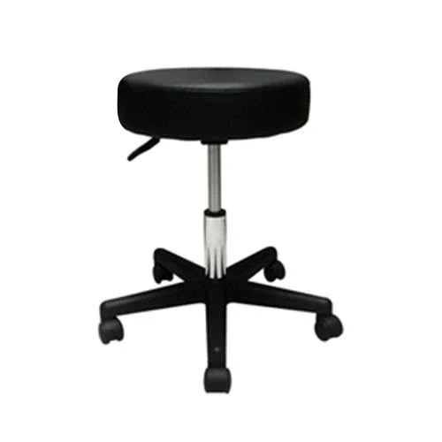 Current Solutions Pneumatic Air Stool Without Seat Back, Comfy Cushion, Black By Roscoe Medical