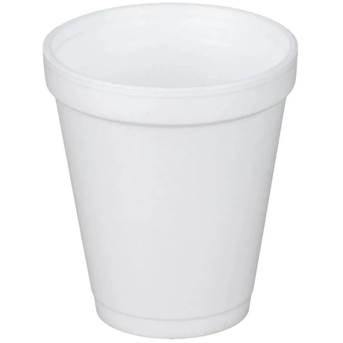 Dart White Styrofoam Drinking Cup, 8-ounce capacity
