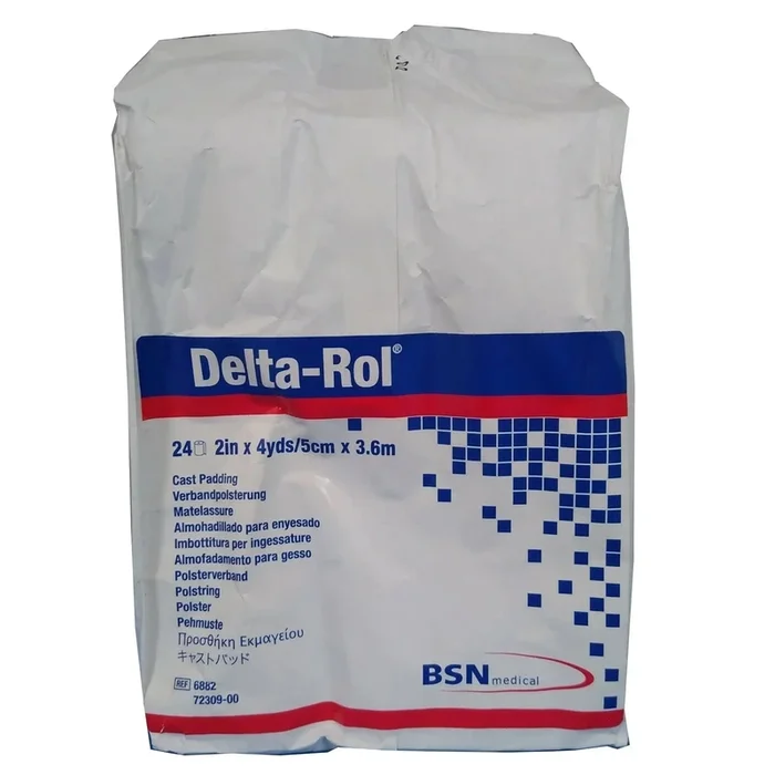 Delta-Rol® White Acrylic Undercast Cast Padding, 2 Inch x 4 Yard