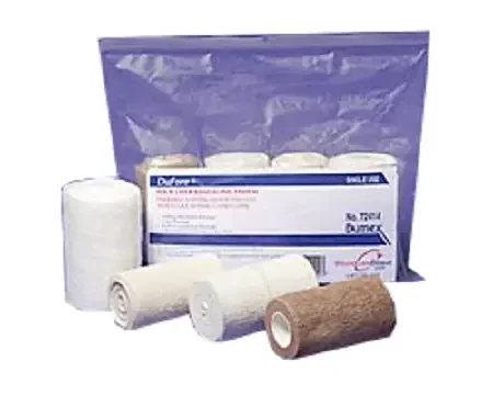 Derma Sciences Dufore 4 Layer Compression Bandage System Standard Compression Tan / White NonSterile – 72414
