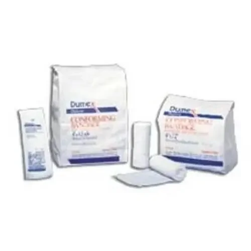 Derma Sciences Duform Conforming Bandage Polyester / Rayon 1-Ply 6 Inch X 4-1/2 Yard Roll Shape NonSterile – 75106