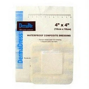 Dermadress Waterproof Composite Dressing 6″ X 6″
