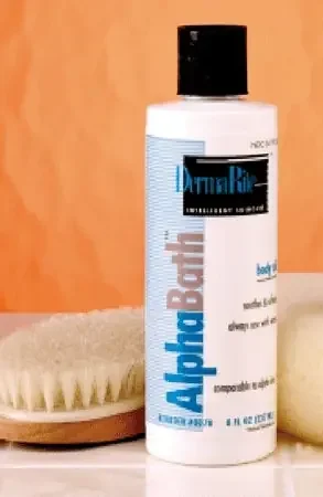 DermaRite Industries AlphaBath Bath Oil 7.5 oz. Bottle Scented Oil – 78