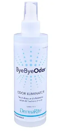 DermaRite Industries ByeByeOdor Deodorizer Liquid 7.5 oz. Bottle Mild Scent – 258