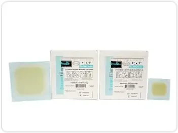 DermaRite Industries DermaFilm Hydrocolloid Dressing 4 X 4 Inch Square Sterile – 00259E