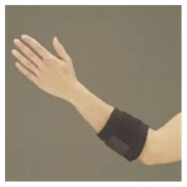 Deroyal Industries Inc Support Compression Tennis Elbow 1/8″ Neoprene Black Size Large Ea – NE7731-74