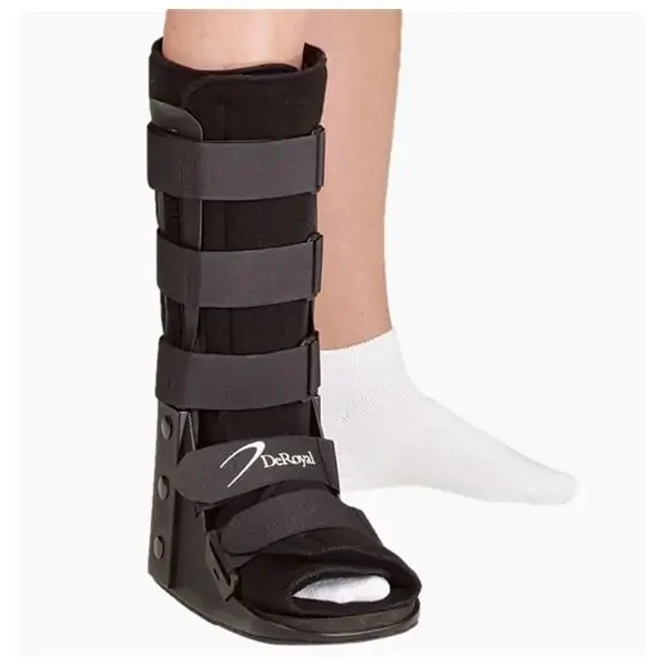 Deroyal Industries Inc Walker Tracker Ex Standard Ankle/Leg/Foot Black Size Large Each – 15590067