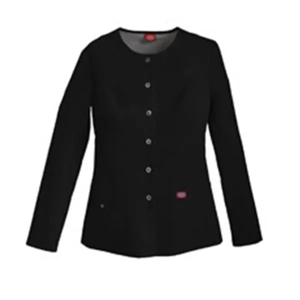 Dickies Jacket Warm-Up 75% Polyester / 21% Rayon / 4% Spandex Womens Black 2Xl 3Pkt Ea – 82310-BLKZ2X