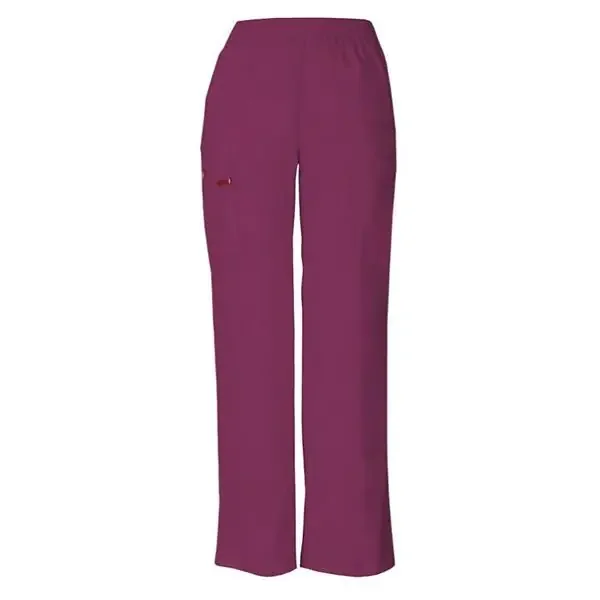 Dickies Scrub Pant Dickies Womens 2X Small Petite Wine Ea – 86106P-WIWZ-