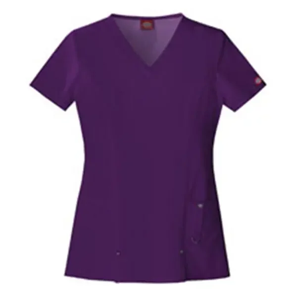 Dickies Shirt Scrub Dickies 82851 Womens 3X Large Eggplant Ea – 82851-EGPZ3X