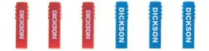 Dickinson Company Authentic Pens 3 Red, 3 Blue – P246