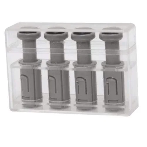 Digi-Flex Multi, 4 Additional Finger Buttons with Box – Silver (XX-Heavy)