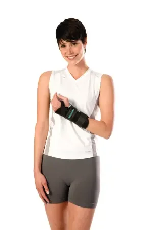 DJO AirCast A2 Wrist Brace Nylon / Foam Left Hand Black Medium – 05WML