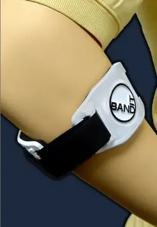 DJO Band It Elbow Support One Size Fits Most Hook and Loop Closure Tennis Elbow Strap Left or Right Arm – 357