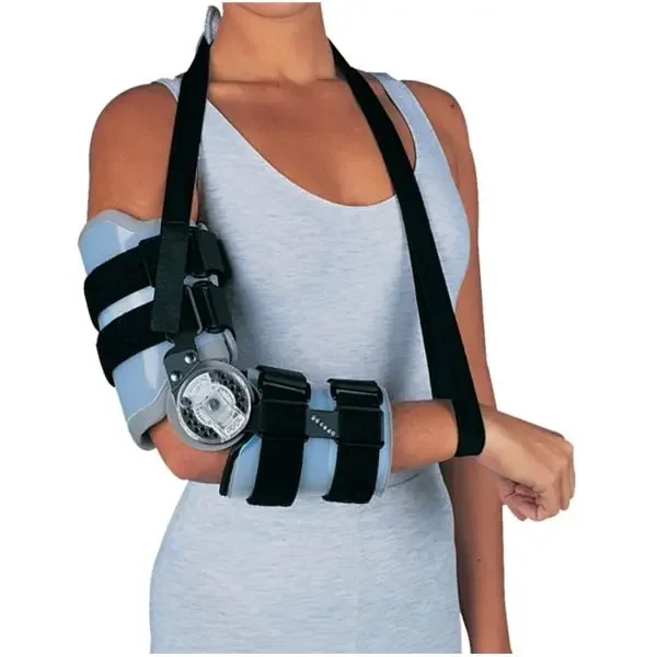 DJO Brace Irom Adult Elbow Aluminum Black Size Large Right Ea – 110180413066