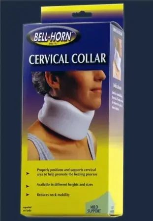 DJO DonJoy Cervical Collar One Size Fits Most One Piece 3-1/2 Inch Height 13 to 19 Inch Circumference – 199-3.5