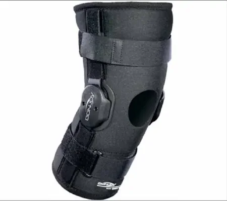 DJO DonJoy Knee Brace X-Small Wraparound / Hook and Loop Straps 13 to 15-1/2 Inch Circumference Left or Right Knee – 11-2013-1