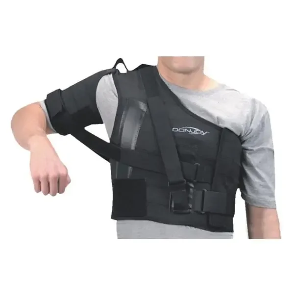 DJO Stabilizer Brace Donjoy Adult Shoulder Polyester Lycra Black Size Large Right Ea – 11110140600