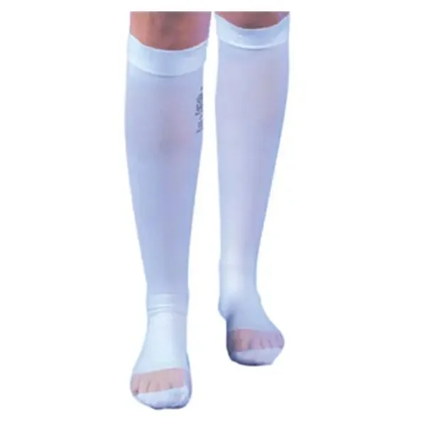 DJO Stocking Anti-Embolism Procare Thigh High Closed Toe Xl White 12Pr/Bx – 79-90488