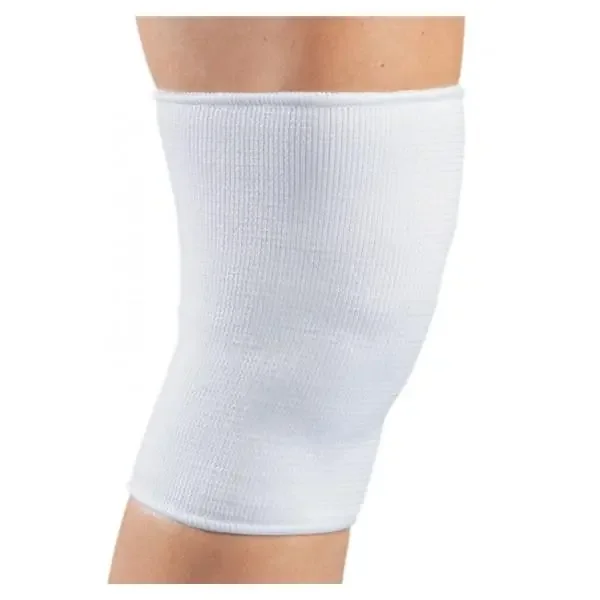 DJO Support Sleeve Adult Knee Elastic White Size Large Universal Ea – 79-80197