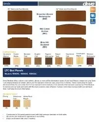 Drive Medical Brownwood Headboard/Footboard Rectangular White Rock Maple – 903BE-BW35-C
