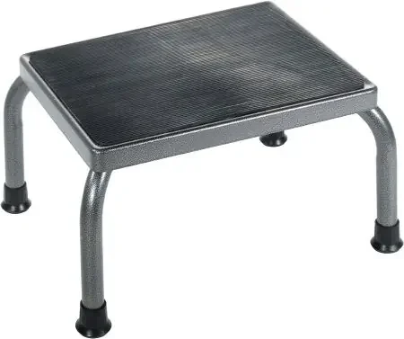 Drive Medical Step Stool 1-Step Steel 9 Inch – 13030-1SV
