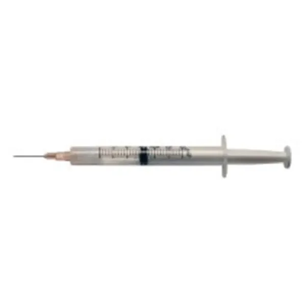 Duopross Meditech Corp Syringe/Needle 3Cc Luer Lock 21Gx1″ Baksnap Safety 100/Bx 1200/Ca – 97203231