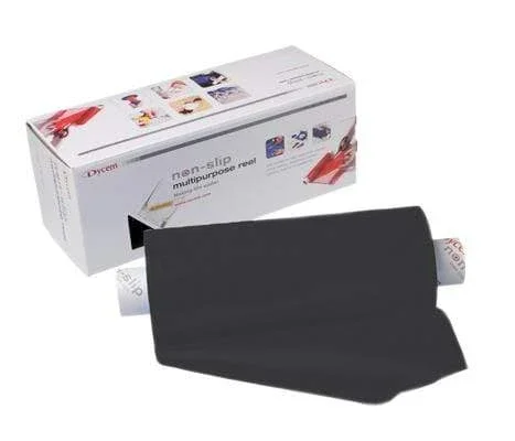 Dycem non-slip material, roll, 8″x10 yard, black