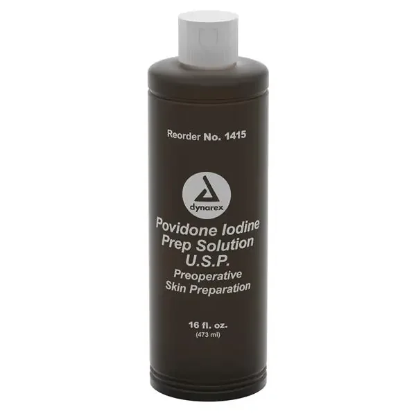 Dynarex Corporation Solution Prep Pvp Iodine 10% 16Oz/Bt, 24 Bt/Ca – 1415