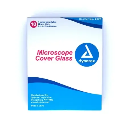 Dynarex Microscope Cover Glass 0.12-0.17 mm – 4176