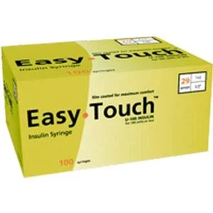Easy Touch Insulin Syringe 29g X 1/2″, 1 Ml (100 Count)
