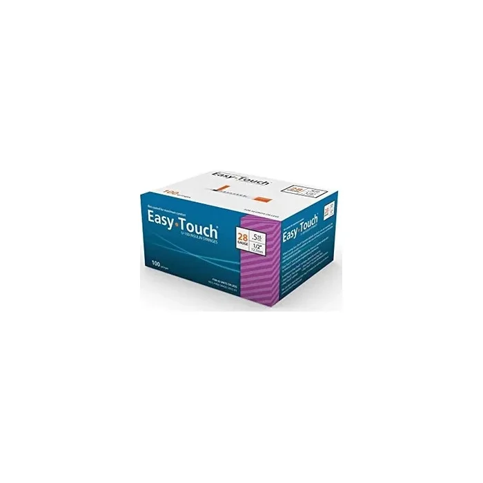 Easy Touch Insulin Syringe 31g X 5/16″, 0.5 Ml, (100 Count)