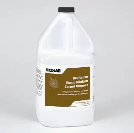 Ecolab Revitalize Encapsulation Carpet Cleaner Liquid 1 gal. Jug Citrus Scent – 6195099