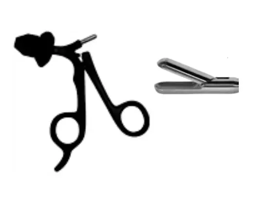 Elmed 10mm Dissectors and Graspers Biopsy Spoon Forceps Long Single Action – 25mm Tip – Insulated Handles