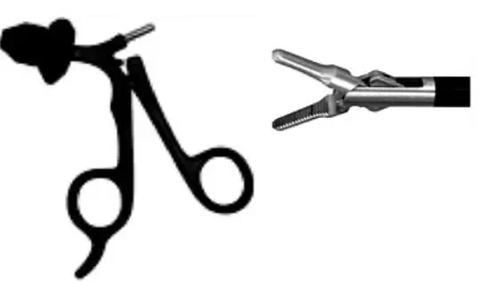 Elmed 5mm Dissectors and Graspers Micro Reddick Olsen, 12mm Tip – Insulated Handles