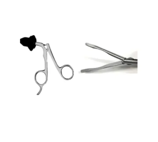 Elmed 5mm Dissectors and Graspers Paddle Babcock Grasper – 30mm Tip – Uninsulated Handles