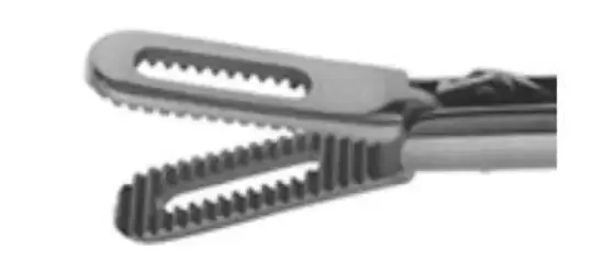 Elmed 5mm Fenestrated Grasper 20mm Jaw – 20mm Tip