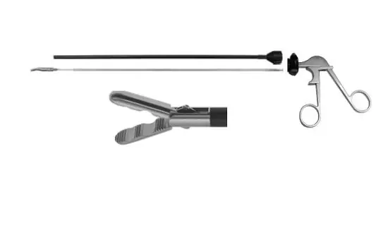 Elmed Style C Modular 3-Piece Screw Apart – Double Cup Fundus Maxi Grasper, 16mm Jaw
