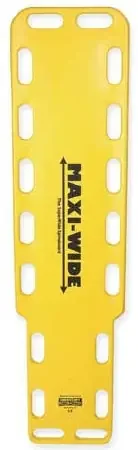 Emergency Products & Research Bak-Pak Maxi-Wide Backboard 1000 lbs. Yellow MDPE Plastic – EP-103-YLW