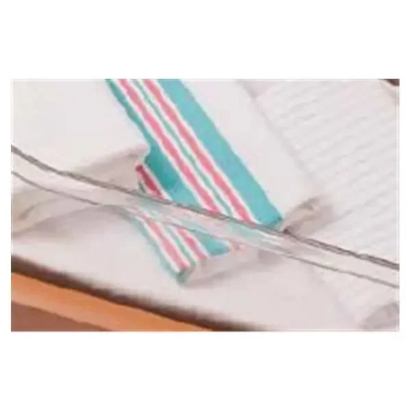 Encompass Group Blanket Baby White With Blue/Pink Middle Strip Ea – 49335-602