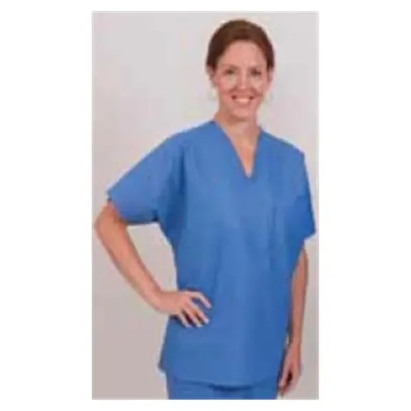Encompass Group Shirt Scrub Super-Soft Evolution Unisex Large True Blue 60/Ca – 9653