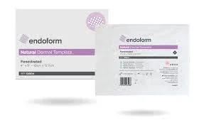 Endoform Natural Template 4″ X 5″ Fenestrated.