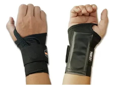 Ergodyne Proflex 4000 Wrist Support ProFlex 4000 Single Strap / Open-Center Stay Elastic Left Hand Black Medium – 70014