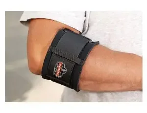 Ergodyne ProFlex 500 Elbow Support Medium (10 to 11 Inch) Strap with Hook and Loop Closure Tennis Elbow Elbow 10 to 11 Inch – 16003