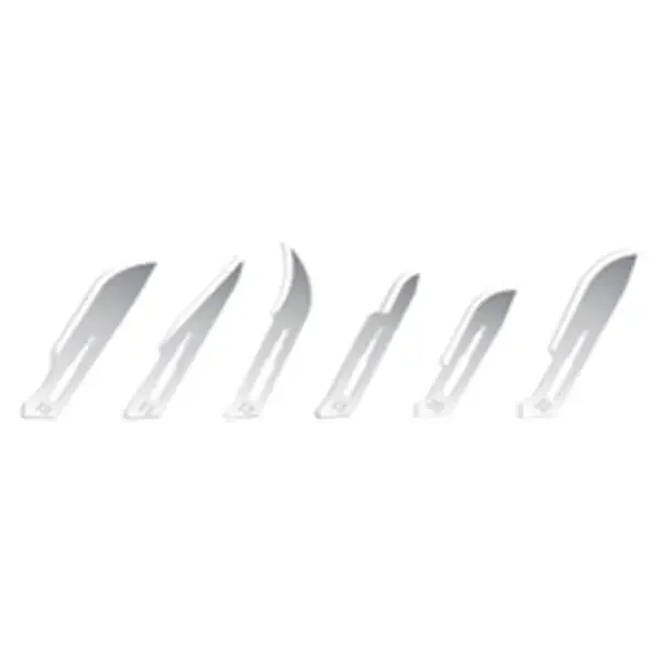 Exel International Blade Surgical 11 Carbon Steel Sterile Disposable 100/Bx – 29526