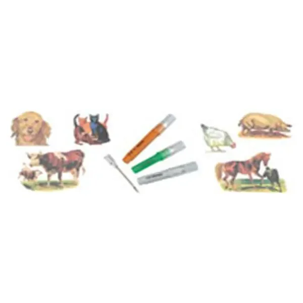 Exel International Needle 14Gx1″ Veterinary Conventional 100/Bx – 26450