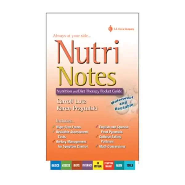 F.A. Davis Co Guide Pocket Nutrinotes Nutrition And Diet Therapy Each – 803611146