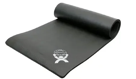 Fabrication Enterprises ArmaSport Premium Exercise Mat Black Rubberized Foam 0.6 X 24 X 48 Inch – 32-1400BLK