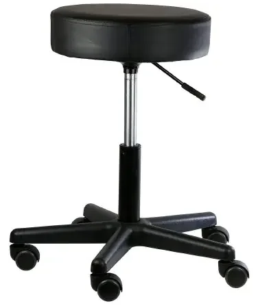 Fabrication Enterprises Exam Stool Backless Adjustable Height 5 Black – 1885930